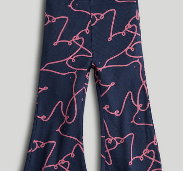 Mothercare Navy Bird Flared Legging