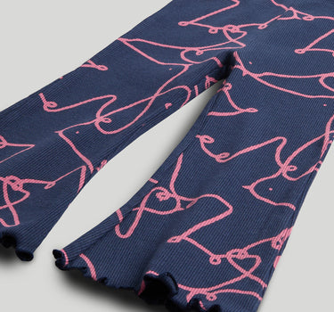 Mothercare Navy Bird Flared Legging