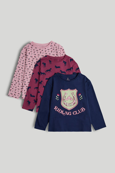 Mothercare 3 Pack Riding Club T-Shirt