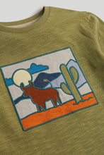 Load image into Gallery viewer, Mothercare Green Desert Long-Sleeved T-Shirt

