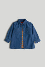Load image into Gallery viewer, Mothercare Denim Shirt and T-Shirt Set
