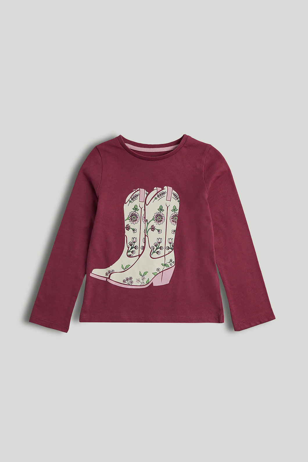 Mothercare Cowboy Boots Long-Sleeved T-Shirt