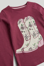 Load image into Gallery viewer, Mothercare Cowboy Boots Long-Sleeved T-Shirt
