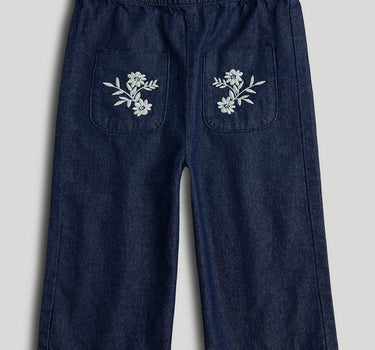 Mothercare Denim Embroidered Trousers