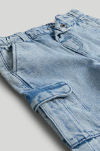Load image into Gallery viewer, Mothercare Denim Cargo Jeans
