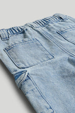 Load image into Gallery viewer, Mothercare Denim Cargo Jeans
