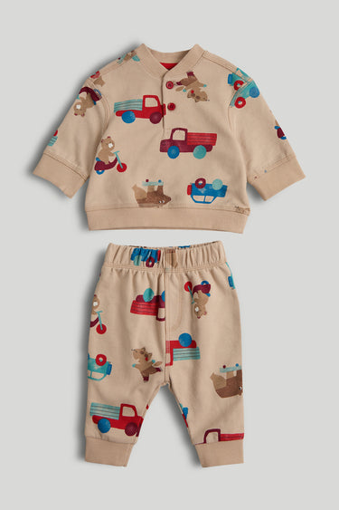 Mothercare Transport Sweatshirt and Joggers Outfit