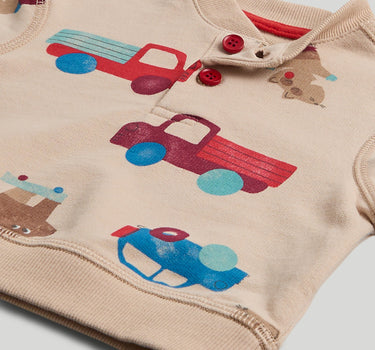 Mothercare Transport Sweatshirt and Joggers Outfit