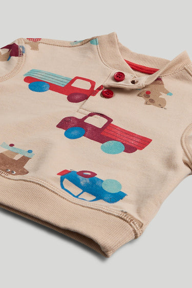 Mothercare Transport Sweatshirt and Joggers Outfit