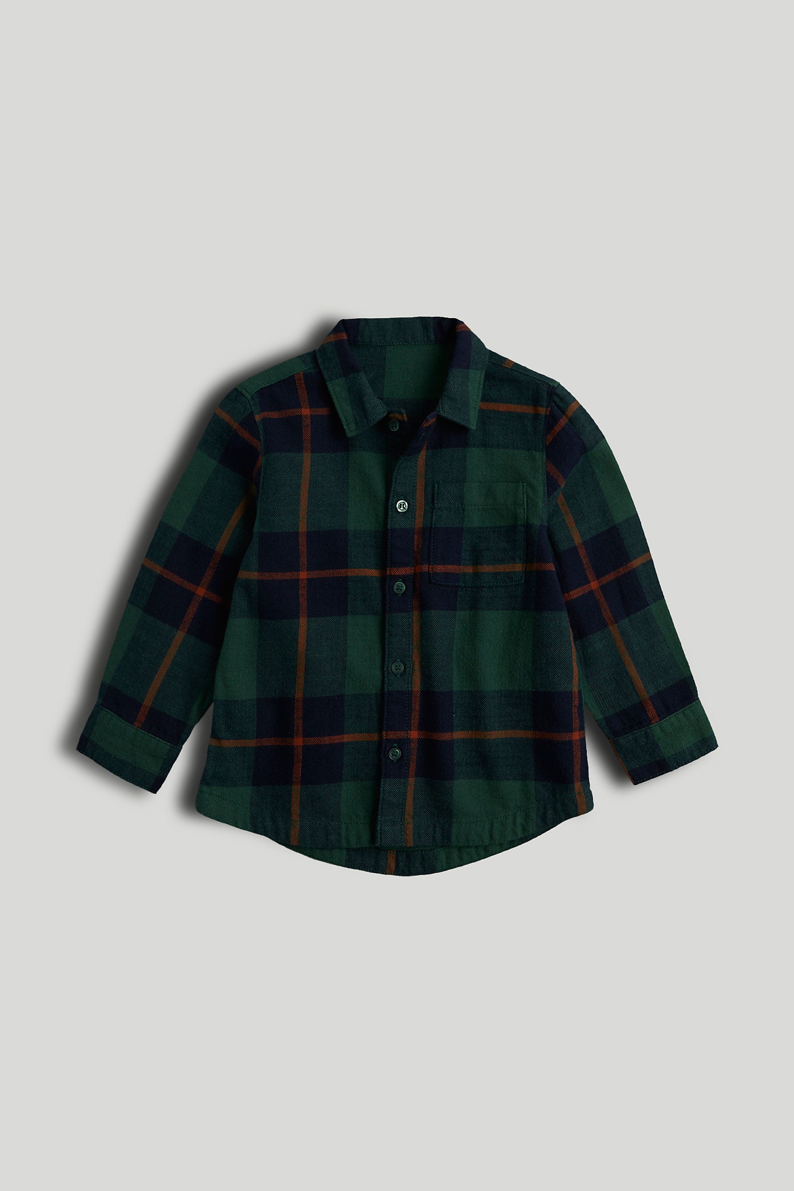 Mothercare Green Checked Shirt