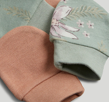 Mothercare 2 Pack Cotton Baby Mitts