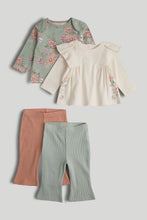 Load image into Gallery viewer, Mothercare 4-Piece Set Tops and Leggings
