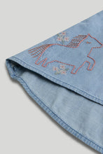 Load image into Gallery viewer, Mothercare Chambray Dress and Tights Outfit

