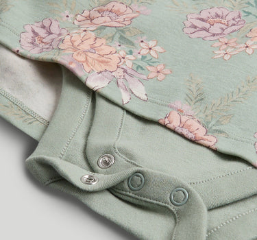 Mothercare Green Floral Romper Dress