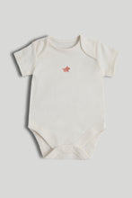 Load image into Gallery viewer, Mothercare 5 Pack Dinosaur Short-Sleeved Bodysuits
