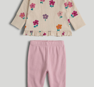Mothercare Flower Top and Legging Outfit