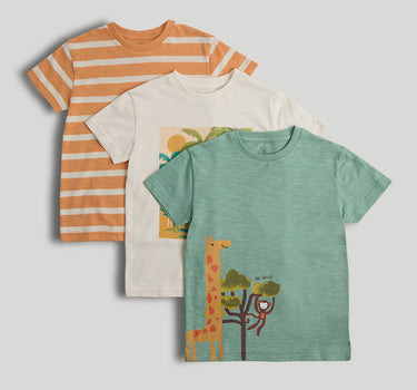 Mothercare 3 Pack Jungle T-Shirt