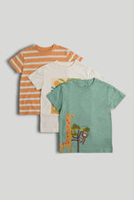 Load image into Gallery viewer, Mothercare 3 Pack Jungle T-Shirt
