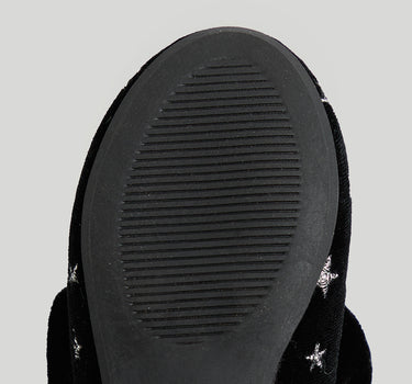 Mothercare Black Star Ballerina Shoes