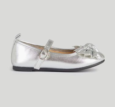 Mothercare Silver Ballerina Shoes