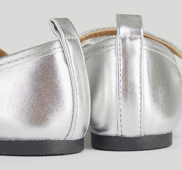 Mothercare Silver Ballerina Shoes