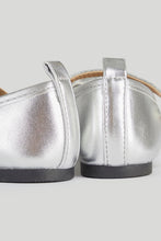 Load image into Gallery viewer, Mothercare Silver Ballerina Shoes
