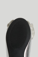 Load image into Gallery viewer, Mothercare Silver Ballerina Shoes
