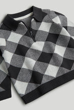 Load image into Gallery viewer, Mothercare Checked Knitted Polo Shirt
