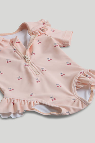 Mothercare Pink Swimsuit and Turban