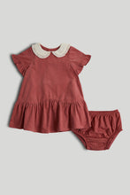 Load image into Gallery viewer, Mothercare Pink Cord Dress and Knickers Outfit
