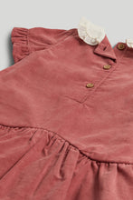 Load image into Gallery viewer, Mothercare Pink Cord Dress and Knickers Outfit

