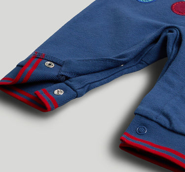 Mothercare Blue Polo All-in-One