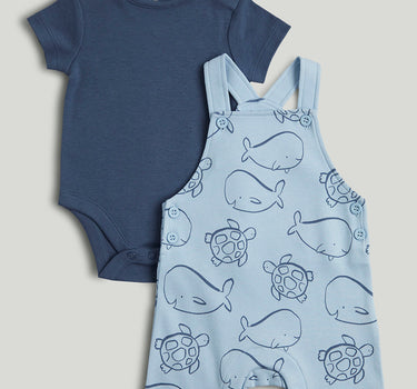 Mothercare My First Bibshorts and Bodysuit Outfit