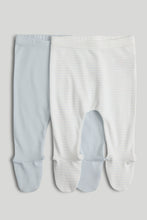 Load image into Gallery viewer, Mothercare 2 Pack My First Leggings with Feet
