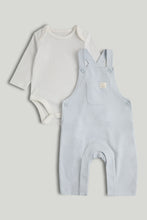 Load image into Gallery viewer, Mothercare My First Dungarees and Bodysuit Outfit
