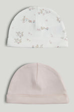 Load image into Gallery viewer, Mothercare 2 Pack My First Cotton Baby Hats
