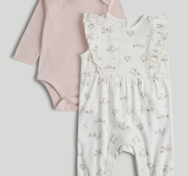 Mothercare My First Dungarees and Bodysuit Outfit