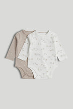 Load image into Gallery viewer, Mothercare 2 Pack My First Long-Sleeved Bodysuits
