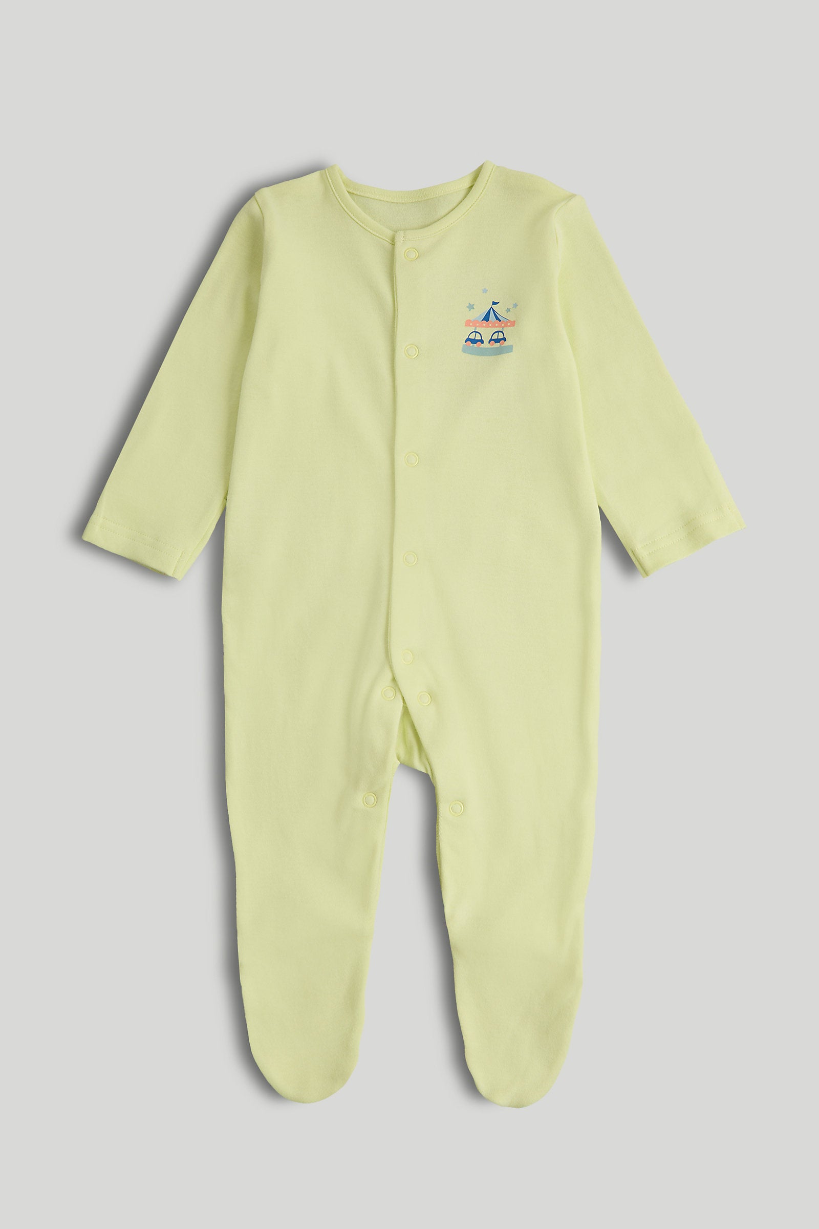 Mothercare 3 Pack Carnival Sleepsuits