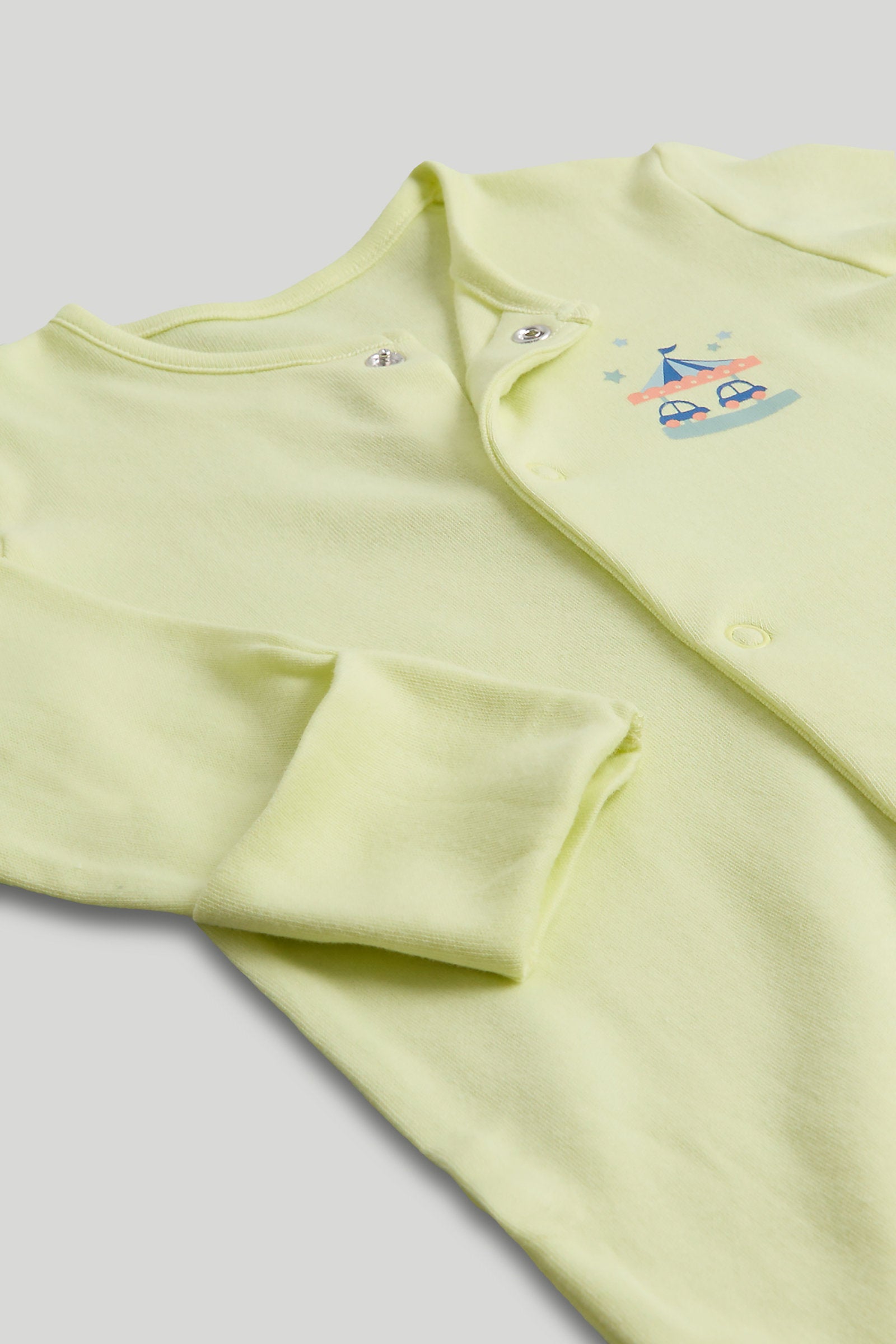 Mothercare 3 Pack Carnival Sleepsuits