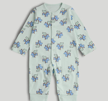 Mothercare 3 Pack Cartoon Footless Sleepsuits