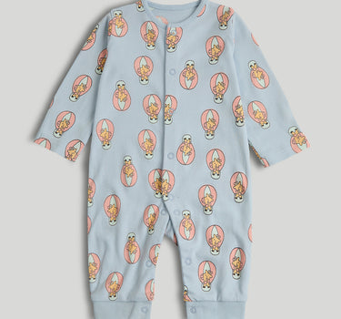 Mothercare 3 Pack Cartoon Footless Sleepsuits