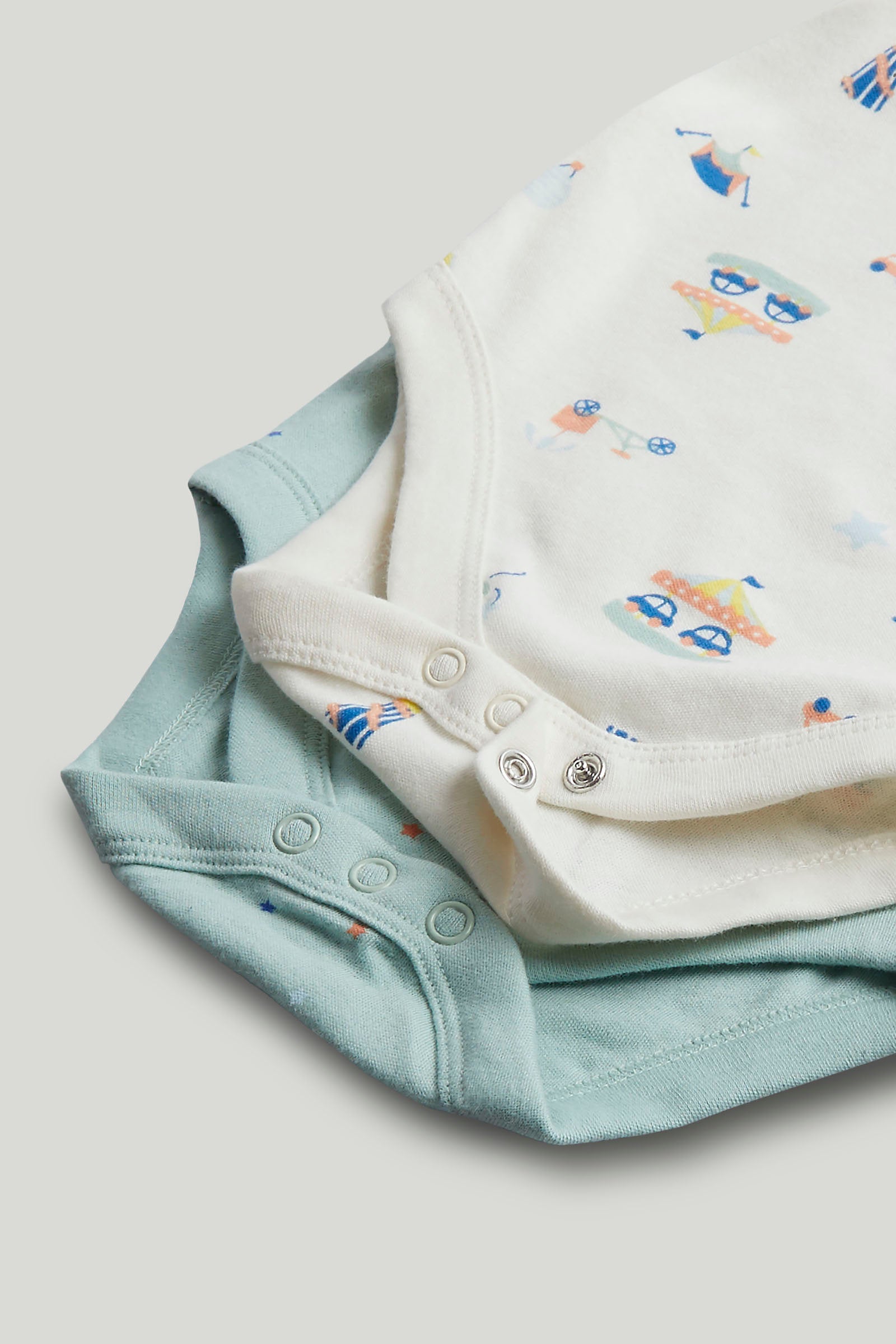 Mothercare 5 Pack Carnival Short-Sleeved Bodysuits