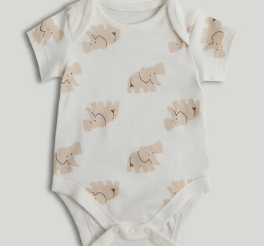 Mothercare 5 Pack Animals Short-Sleeved Bodysuits