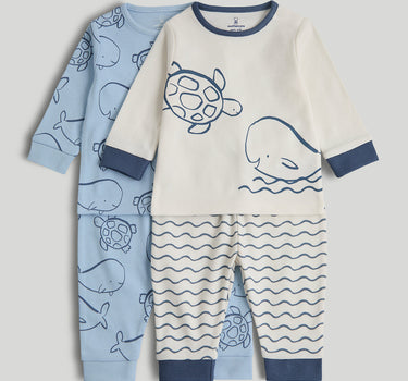 Mothercare 2 Pack My First Blue Pyjamas