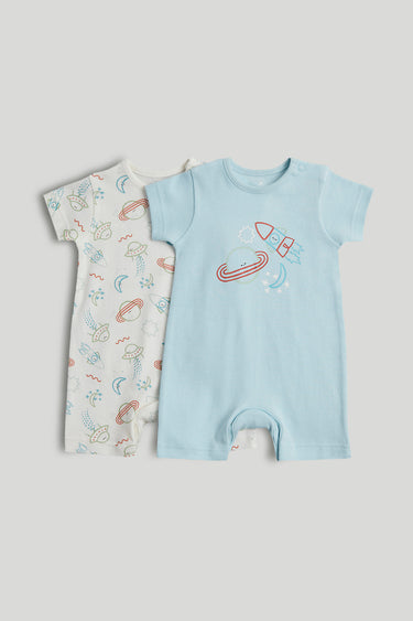 Mothercare 2 Pack Space Rompers
