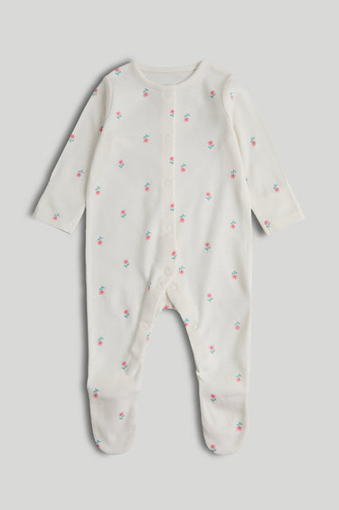 Mothercare 3 Pack Floral Sleepsuits