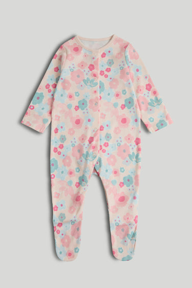 Mothercare 3 Pack Floral Sleepsuits