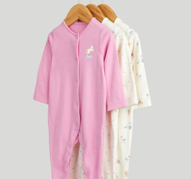 Mothercare 3 Pack Carnival Sleepsuits