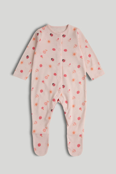 Mothercare 3 Pack Strawberry Sleepsuits